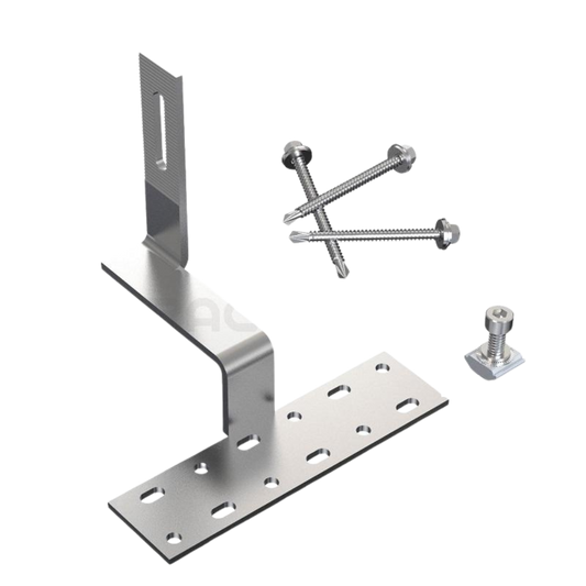 ERK állítható tetőkampó T07 oldal szerel