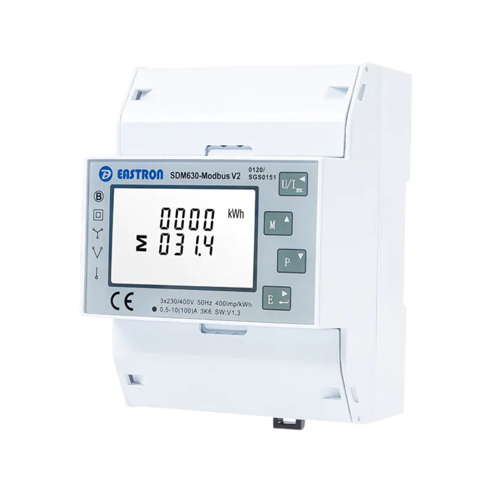 Eastron SDM630 Modbus V2 3 fázis/100A fogyasztásmérő