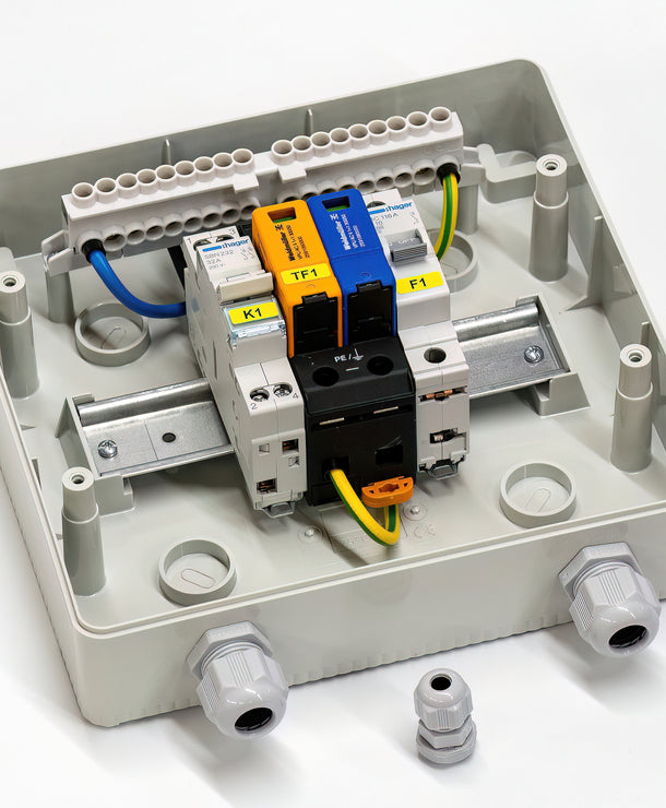 AC 1 fázisú védelmi dobozok