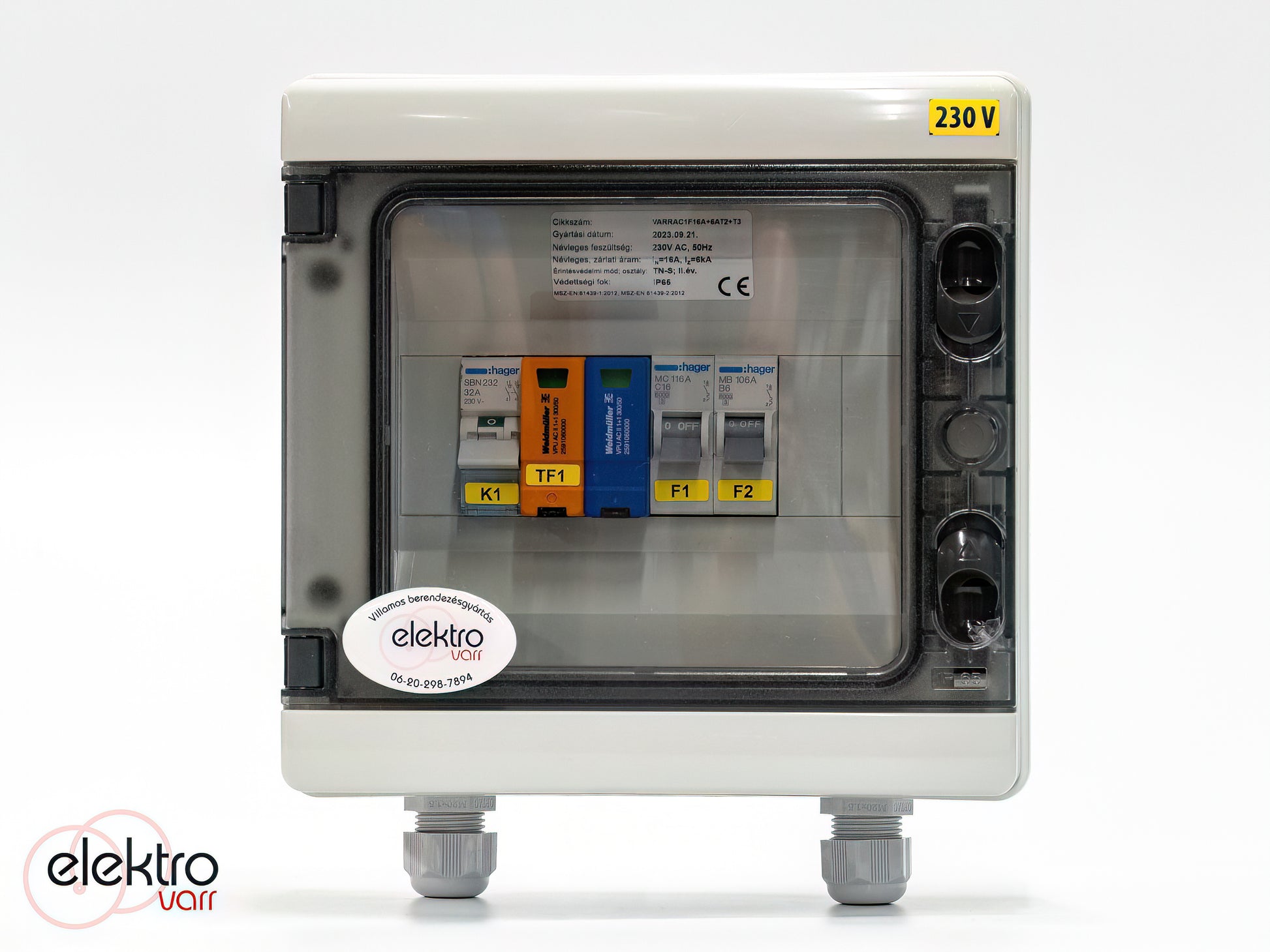 AC 1 fázisú védelmi dobozok