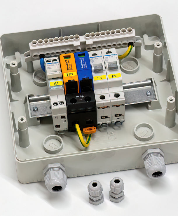 AC 1 fázisú védelmi dobozok