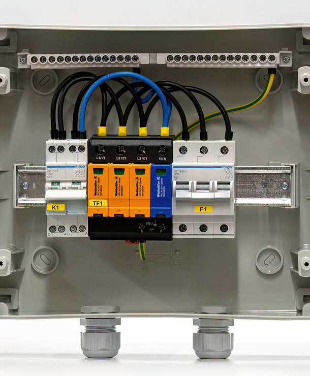 AC 3 fázisú védelmi dobozok