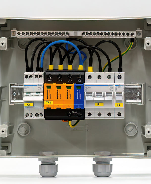 AC 3 fázisú védelmi dobozok