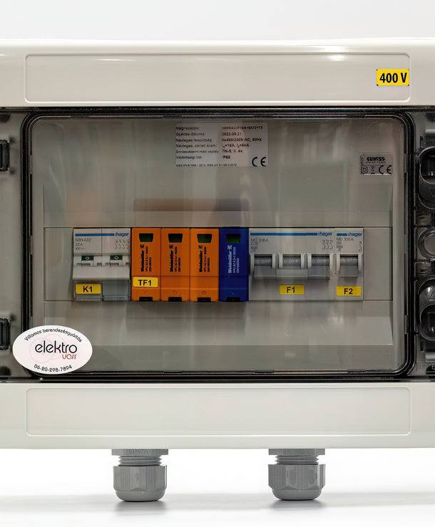 AC 3 fázisú védelmi dobozok