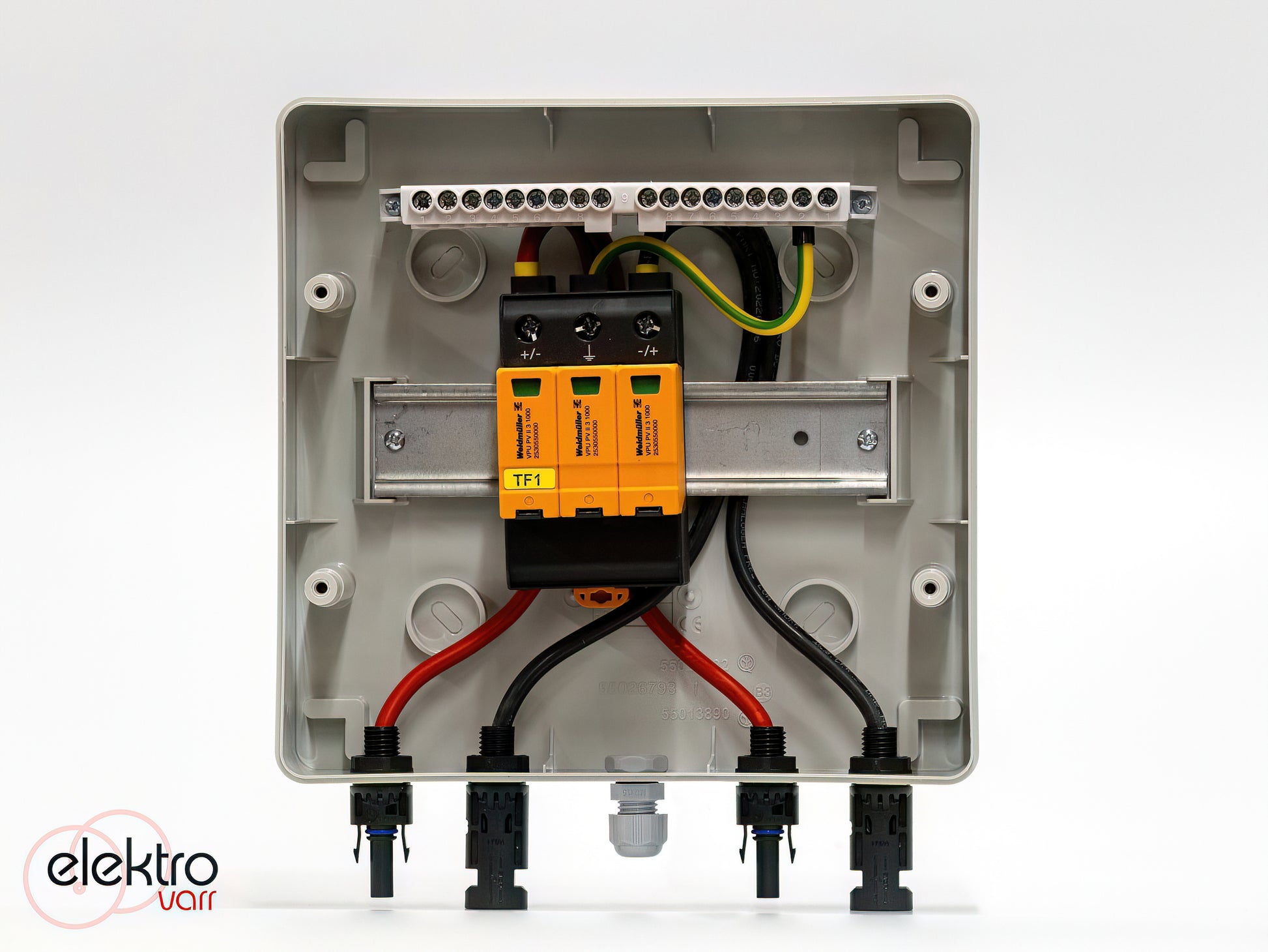 DC oldali 1 string - 1 munkapont védelmi dobozok