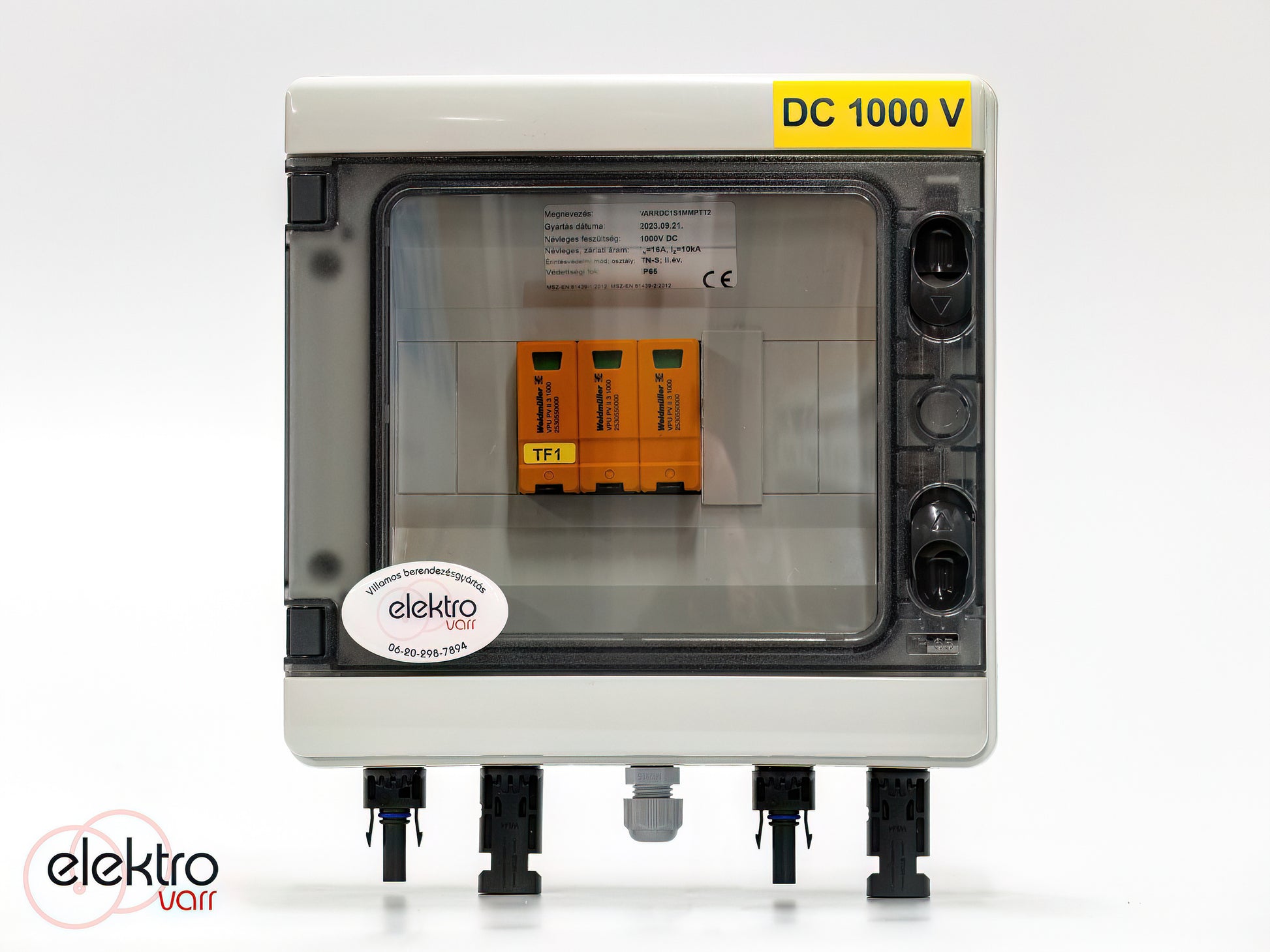 DC oldali 1 string - 1 munkapont védelmi dobozok