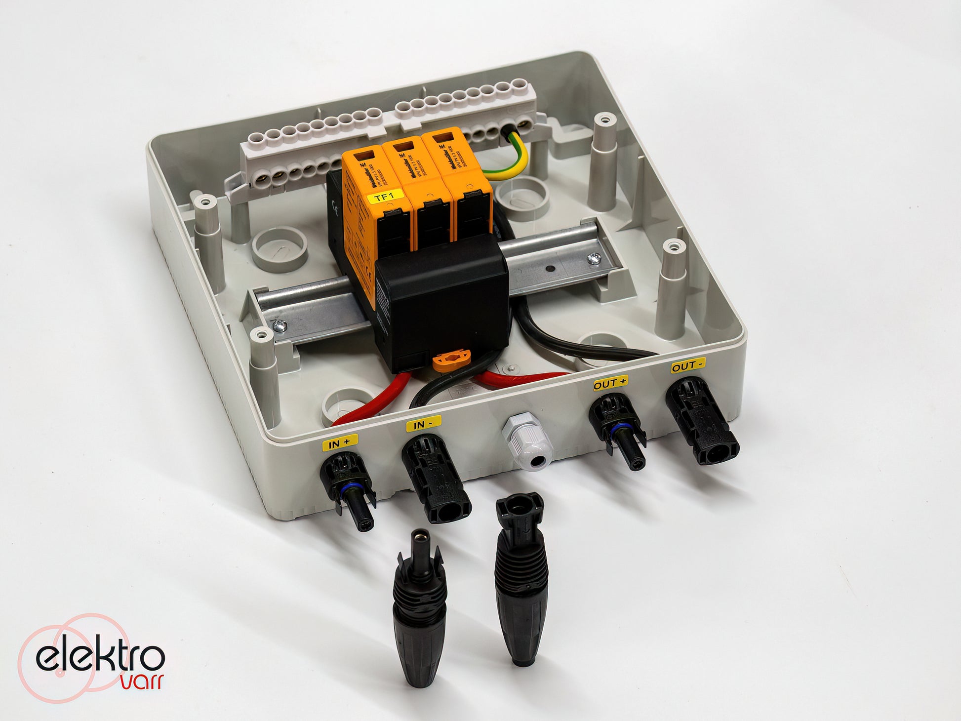 DC oldali 1 string - 1 munkapont védelmi dobozok