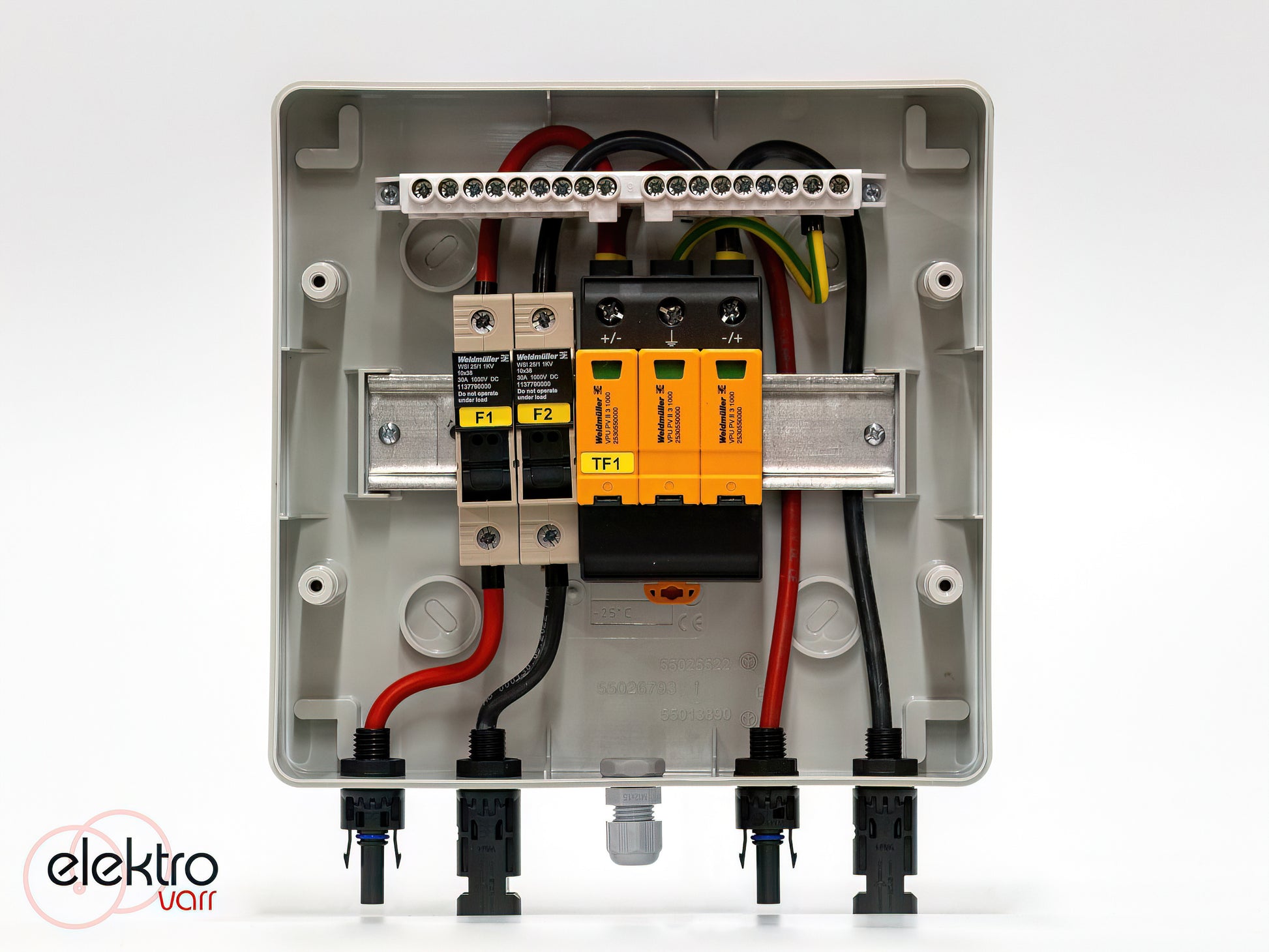 DC oldali 1 string - 1 munkapont védelmi dobozok