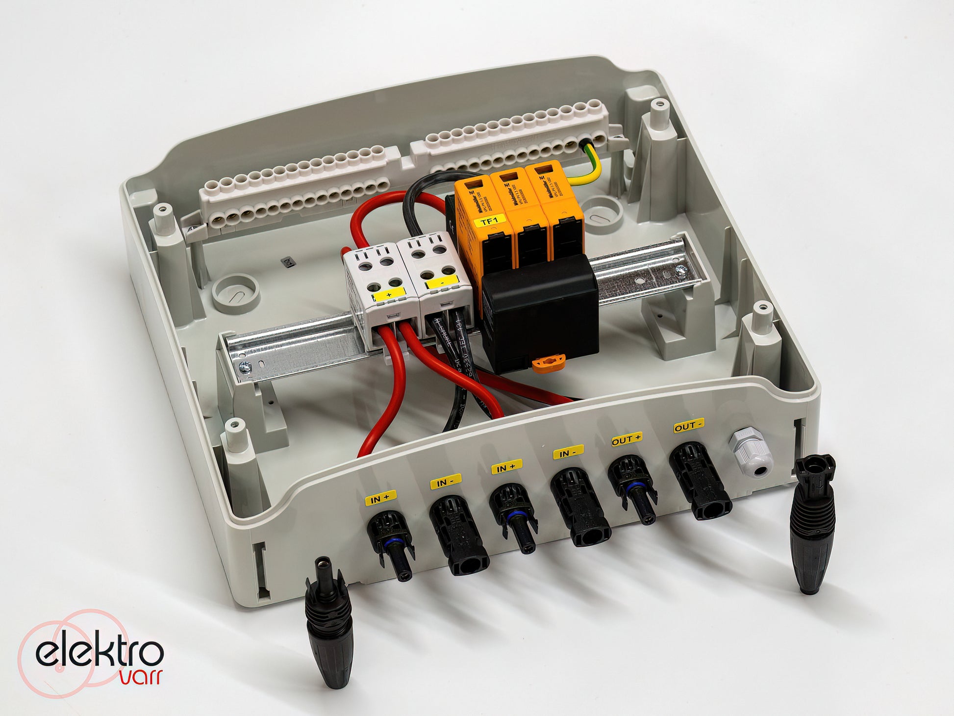 DC oldali 2 string - 1 munkapont védelmi dobozok