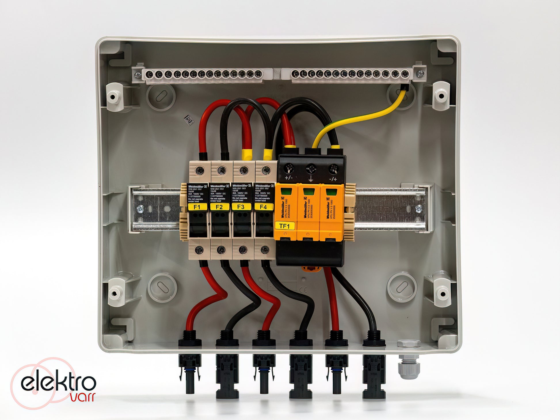 DC oldali 2 string - 1 munkapont védelmi dobozok