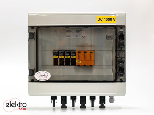 DC oldali 2 string - 1 munkapont védelmi dobozok